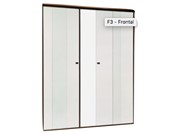 F3 Frontal - 2 fixos e 2 portas